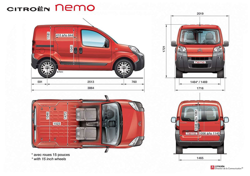 Amortisseur avg gaz bipper/nemo