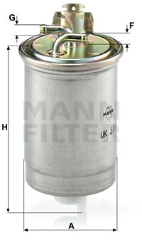 Filtre a carburant WH 103 T4 CADDY