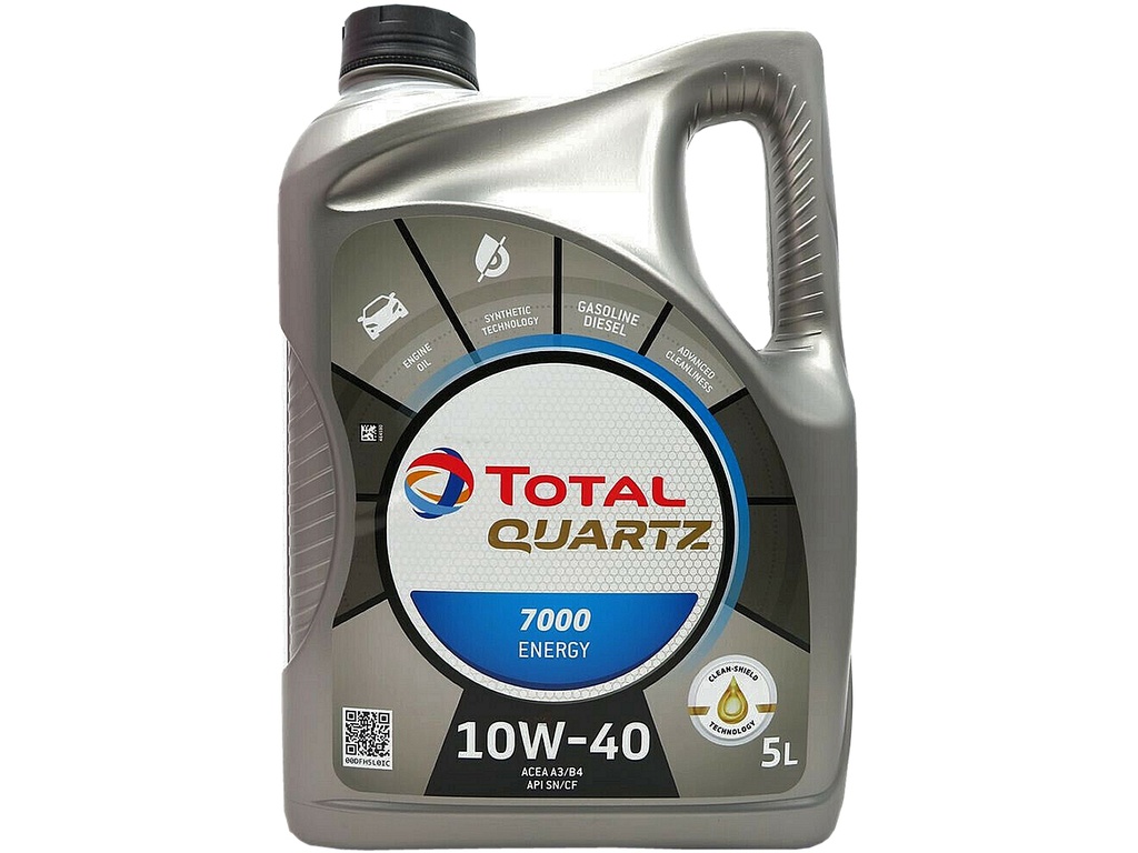 HUILE MOTEUR TOTAL QUARTZ 7000/10W40 5L