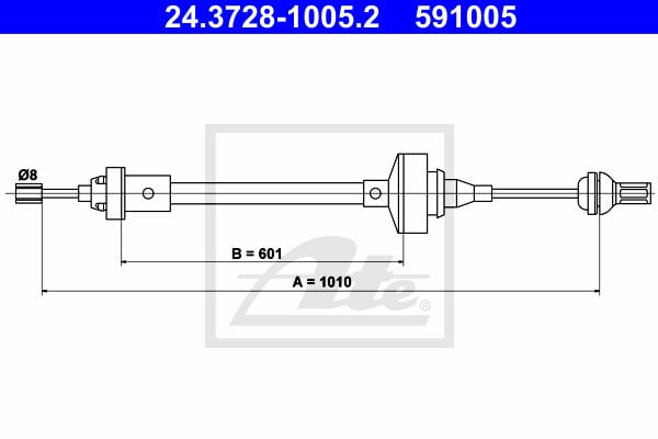 CABLE EMBRAYAGE -7700834725- R19