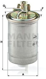 [WB103] Filtre a carburant WH 103 T4 CADDY